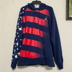 Jordan aj 7 stars and stripes hoodie best sale